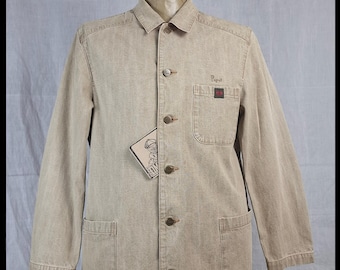 Vintage '50s-'60s French Workwear ' L'ascenseur ' Bleu De Travail