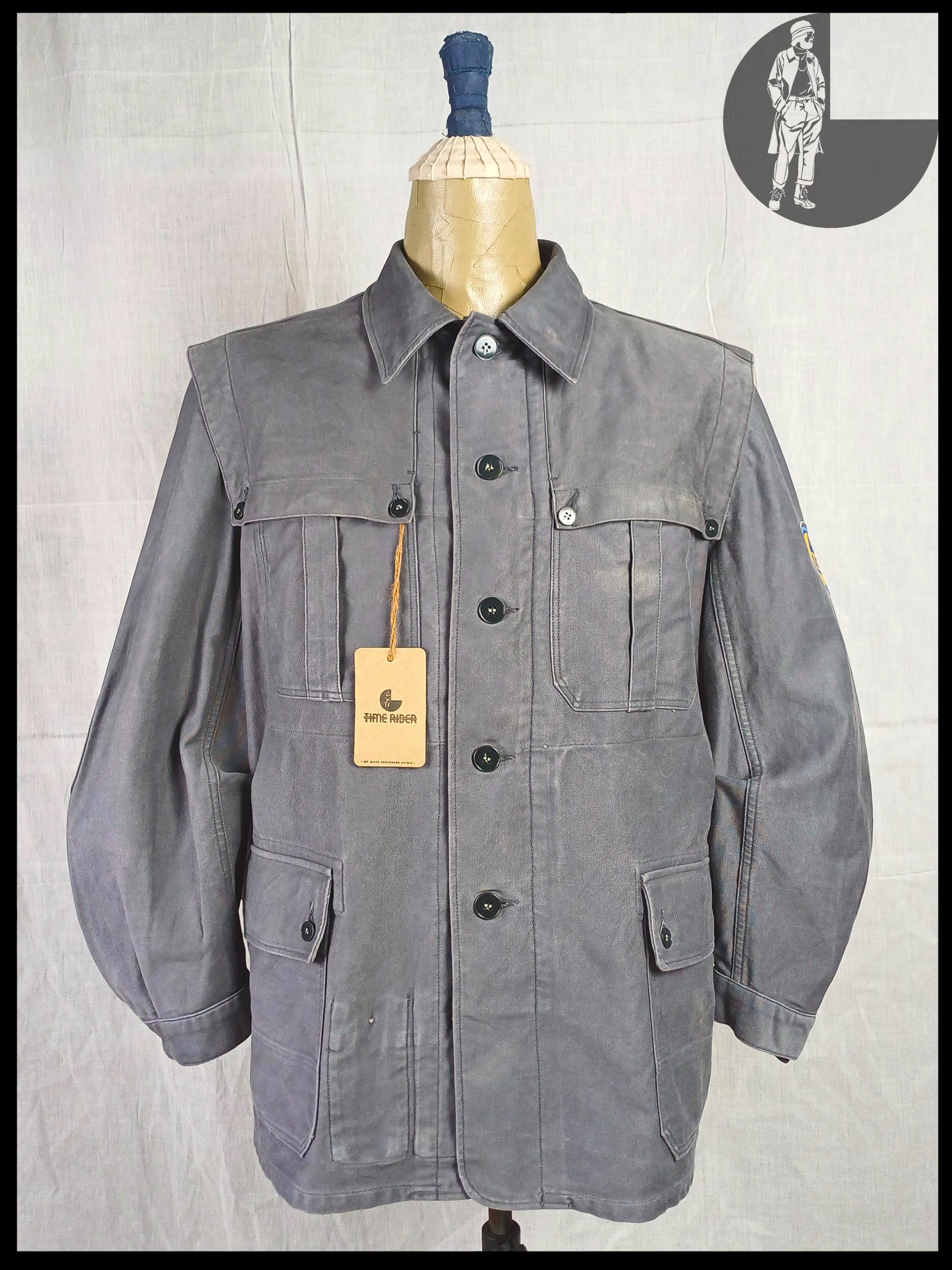 Vintage 1970s German Moleskin Workwear Civil Protection Zivilen