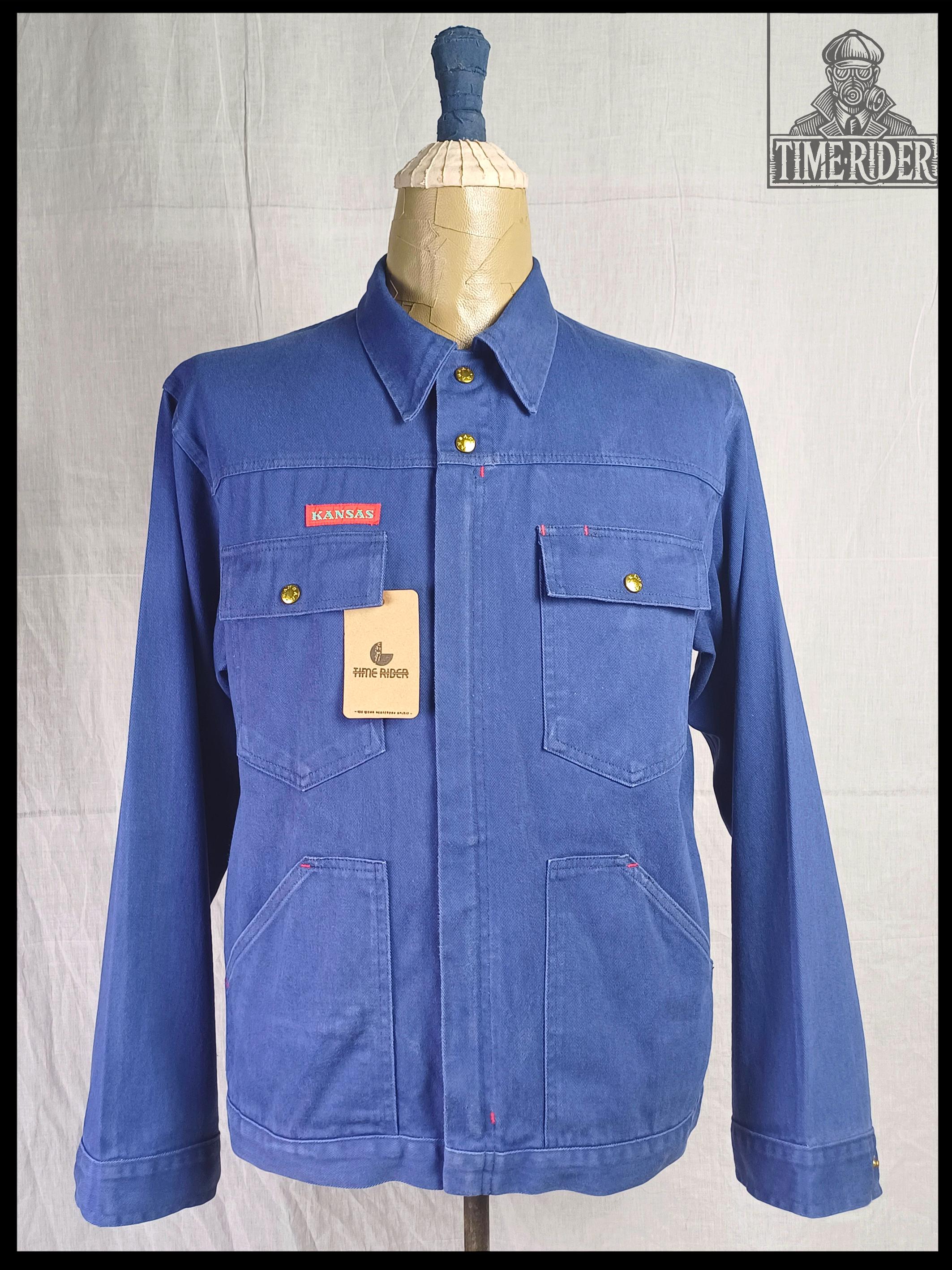 Vintage '80-'90s Danish Workwear Indigo Blue Chore Jacket ES265 - Etsy
