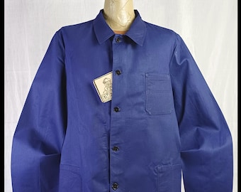 56 VEB German work jacket ナス紺 ドイツ ヴィンテージ Vintage '70s-'80s German Workwear BUCKING HBT Indigo Blue Chore