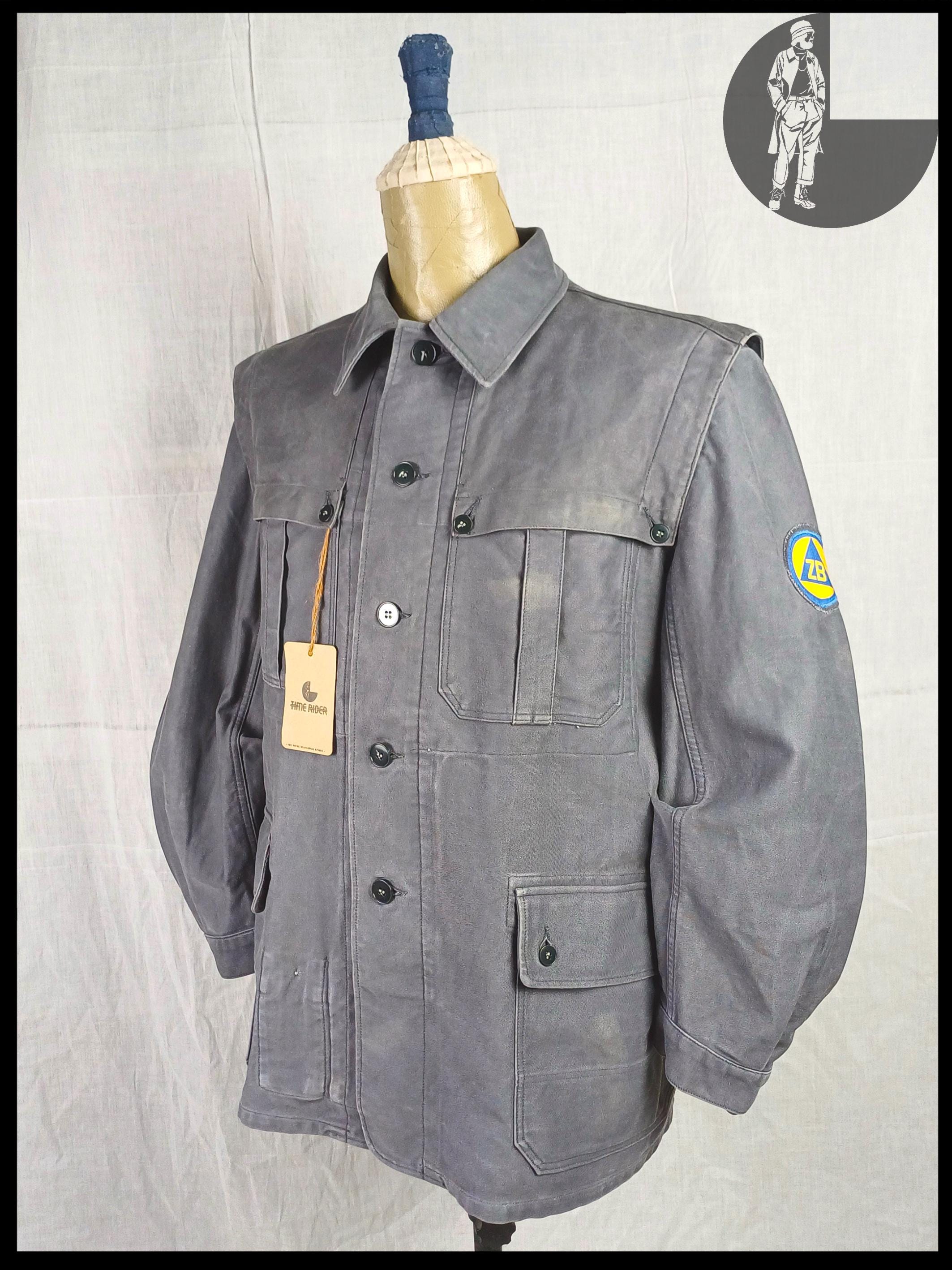 Vintage 1970s German Moleskin Workwear Civil Protection Zivilen