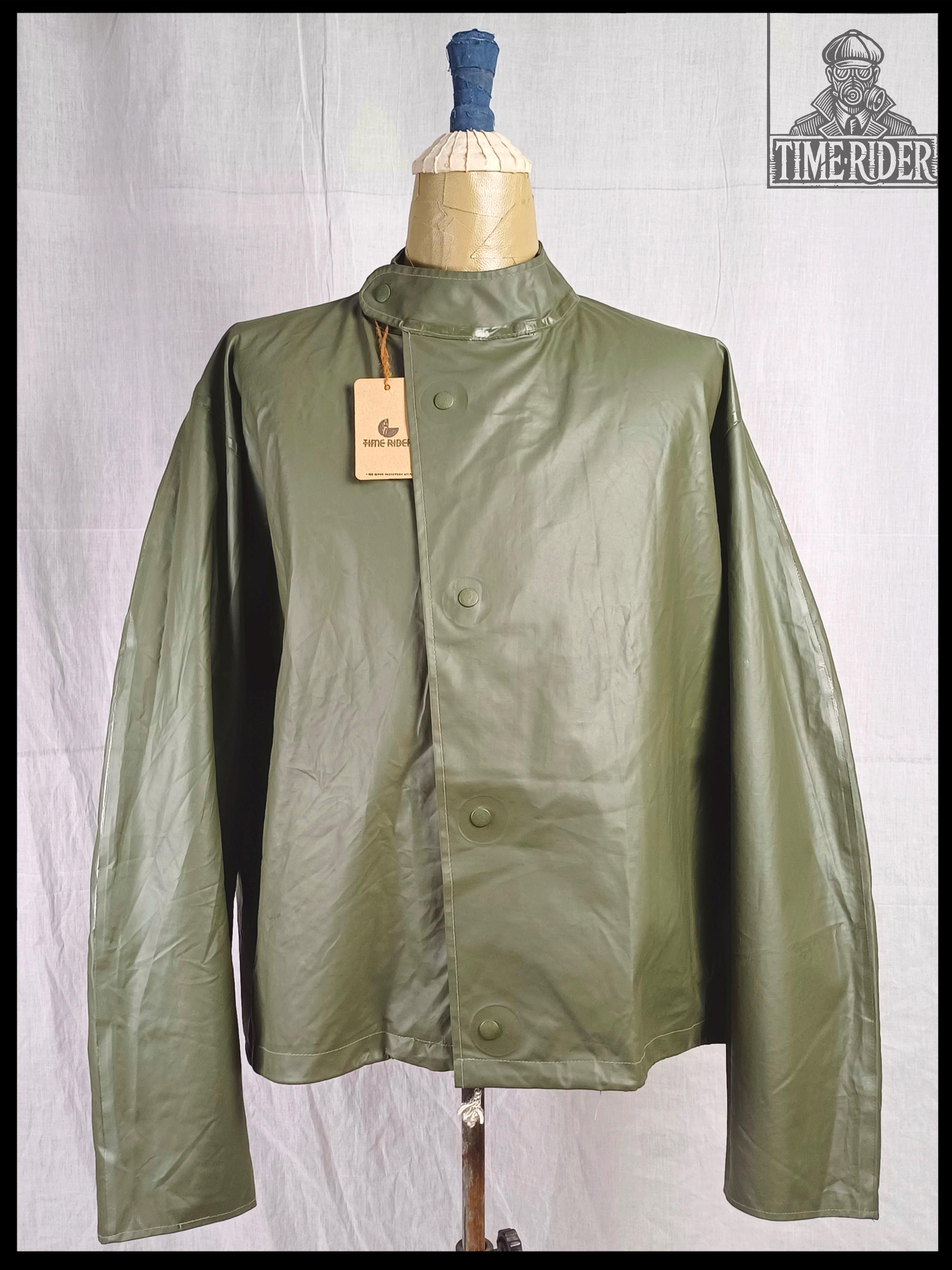 Vintage 1963 Swedish Army Rubber PVC Rain Jacket ES262 - Etsy