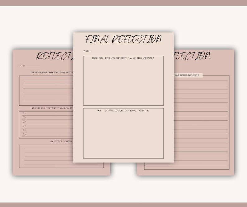 Printable Self Confidence Planner | Editable Template Canva | Self ...