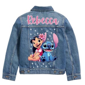 Lilo & Stitch Custom Denim Jacket