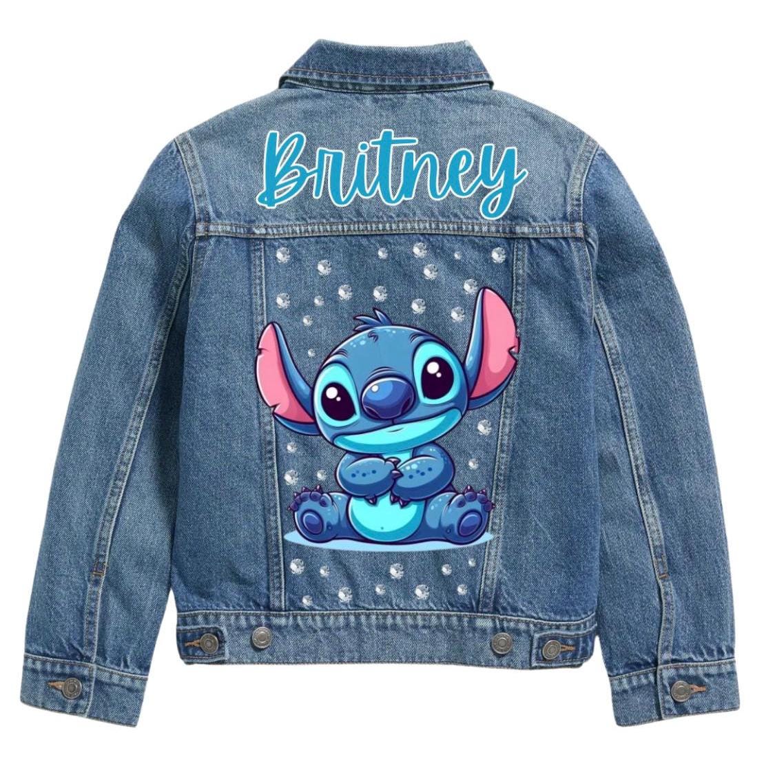 Jean Lilo and Stitch Jacket - Etsy