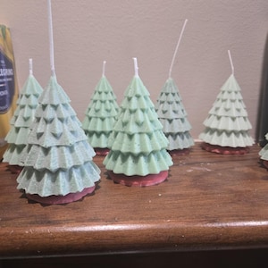 Candele profumate uniche per l&#39;albero di NATALE (set da 3)