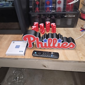 Philadelphia Phillies Lightbox (biała dioda LED) z wbudowanym ściemniaczem