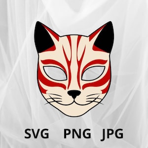 Cat mask svg, Therian mask svg, Carnival mask, Cat mask, Therian cat, Quadrobics Mask, Quadrobics Cat, Quadrobics svg, Quadrobics png
