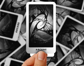 Arcane Hexcore texture Kiss-Cut Stickers