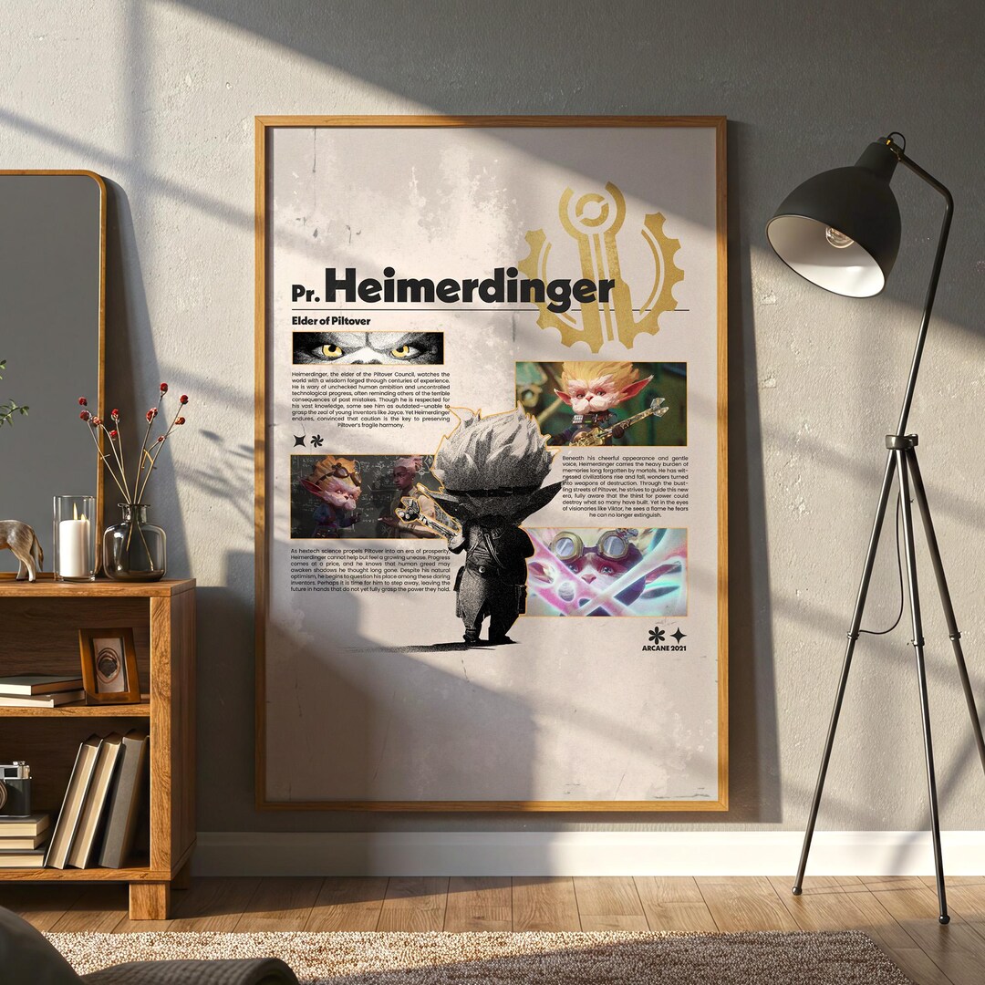 Arcane Heimerdinger V1 Poster Design - Etsy