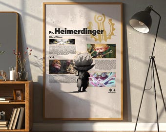 Arcane Heimerdinger V1 Poster Design