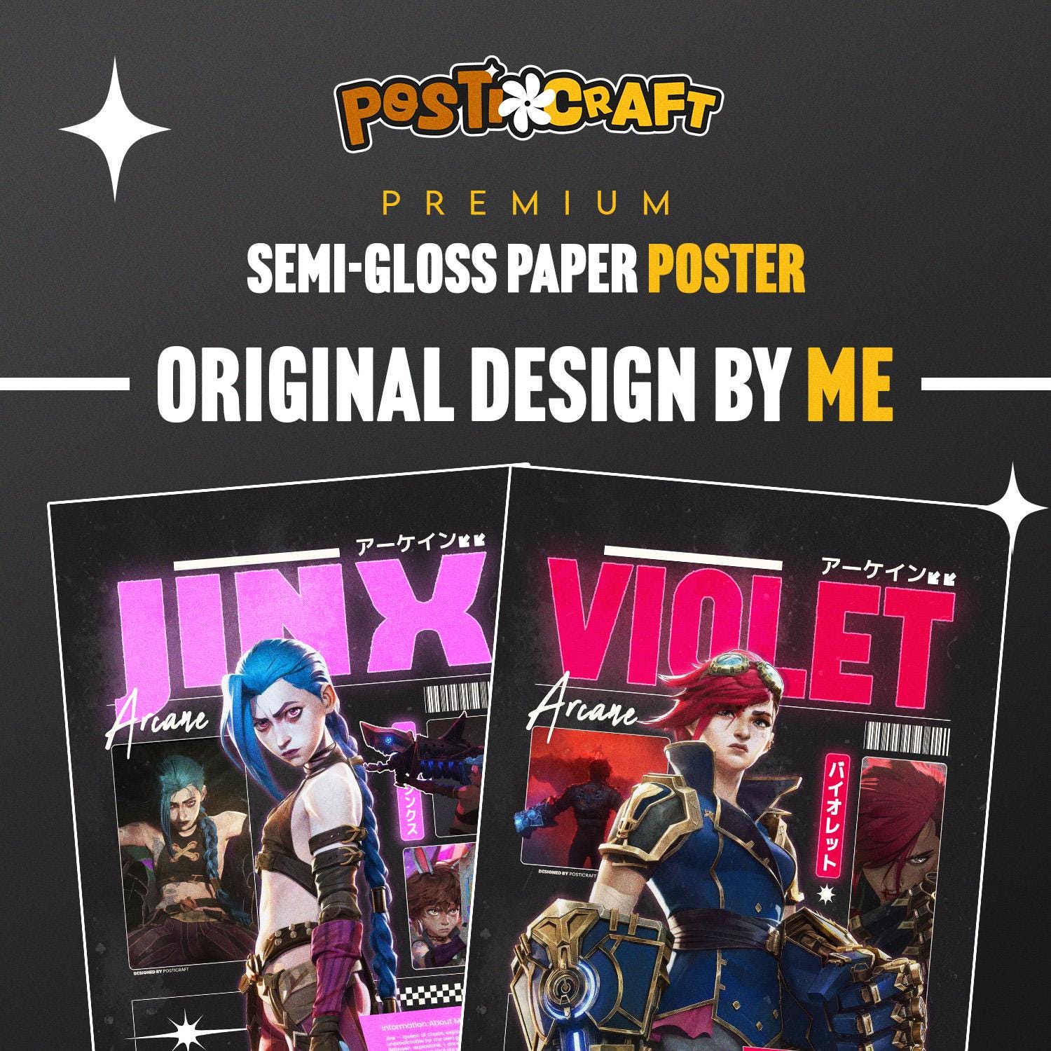Arcane Jinx (powder) V1 Poster Design - Etsy