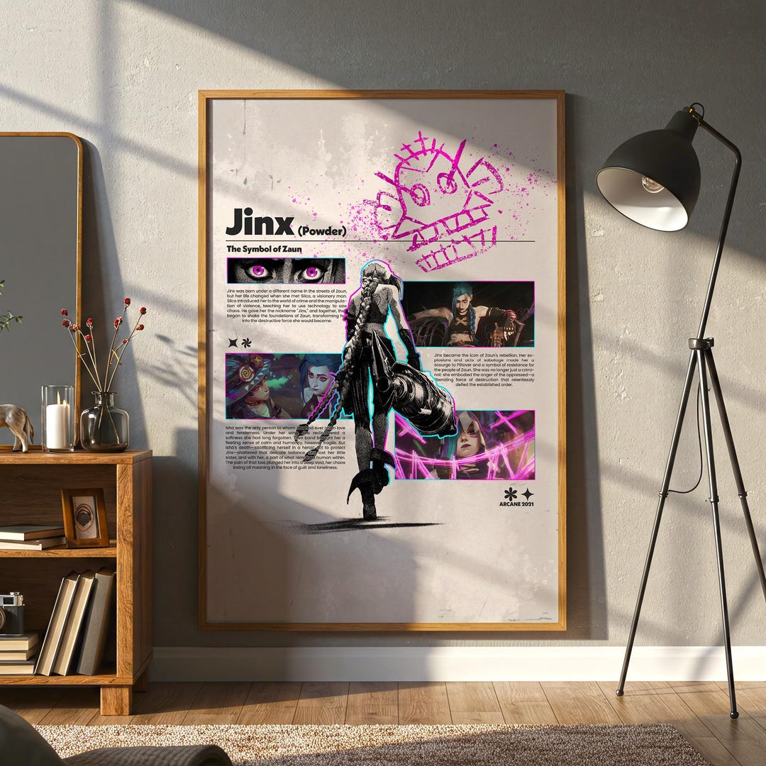 Arcane Jinx (powder) V1 Poster Design - Etsy