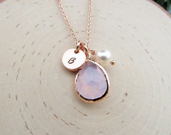 October Gift for Mom Wife Sister Ultra Dainty Opal Birthstone Choker Necklace Tiny Opal Necklace October Birthstone Necklace Gift