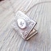 Personalized Locket Necklace, Silver Book Locket with Initial, Personalized Necklace, Miniature Book Necklace, Engraved, Graduation Gift 
