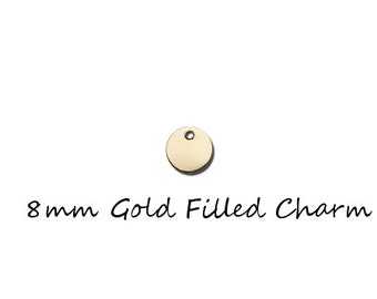 Add A Charm -- Add-on 14kt Gold Filled Custom Initial Charm -- Not Available Separately, Add-on Only