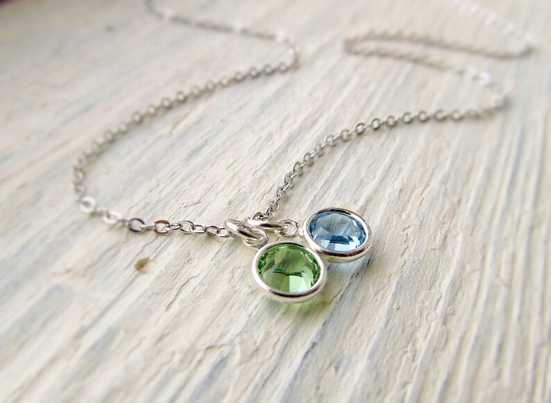 Birthstone Necklace For Grandma Grandmother Jewelry Mothers Etsy Birthstone necklace for grandma grandmother jewelry mothers etsy