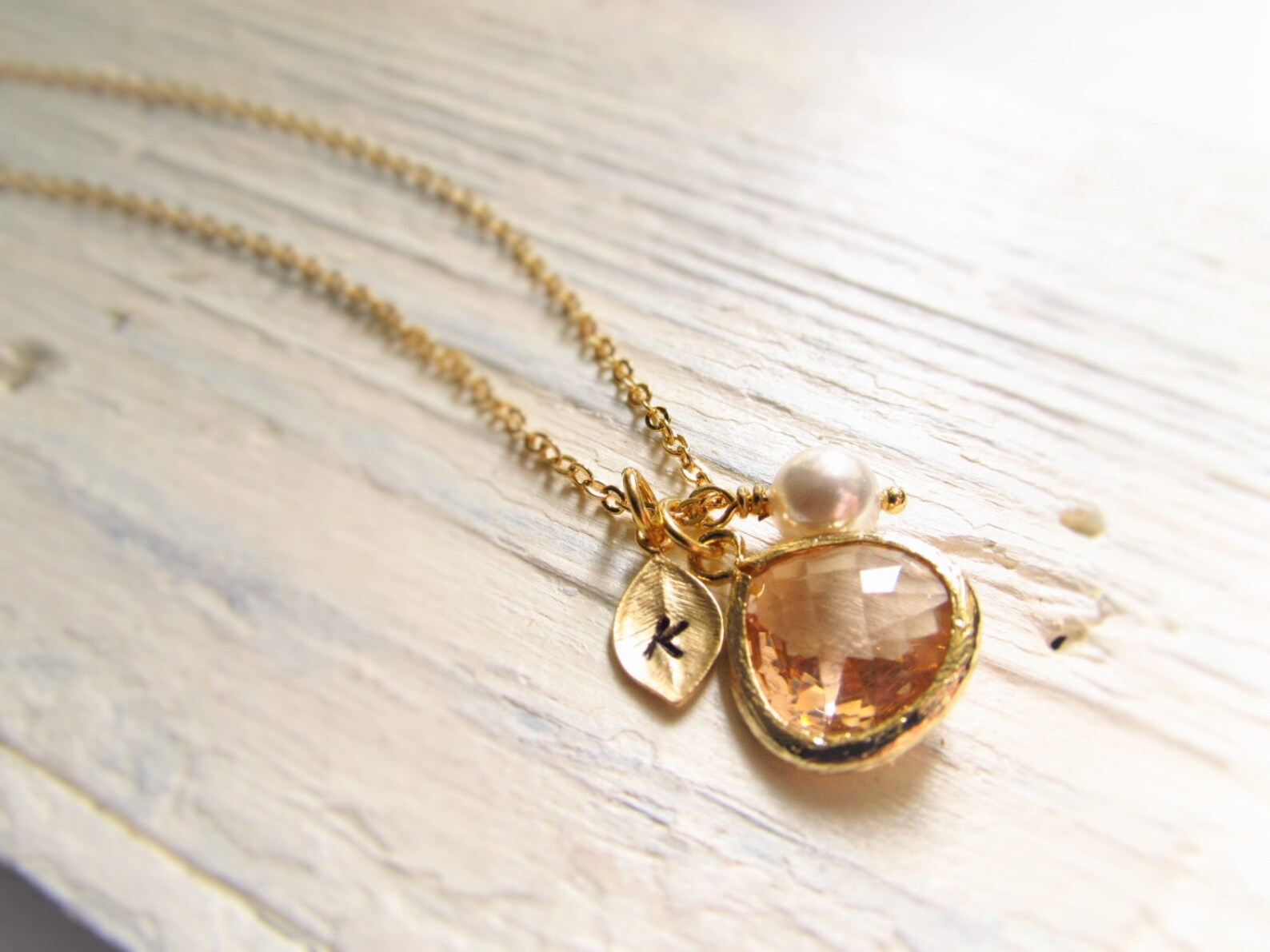 November Birthstone Collar - Topaz