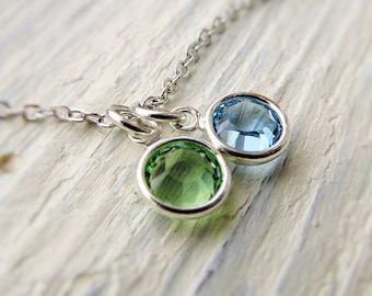 Birthstone Necklace for Grandma, Grandmother Jewelry, Mothers Necklace, New Grandma Necklace, Family Birthstone, Gift for Grandma