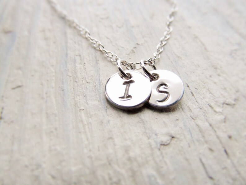 boyfriend girlfriend initial necklace