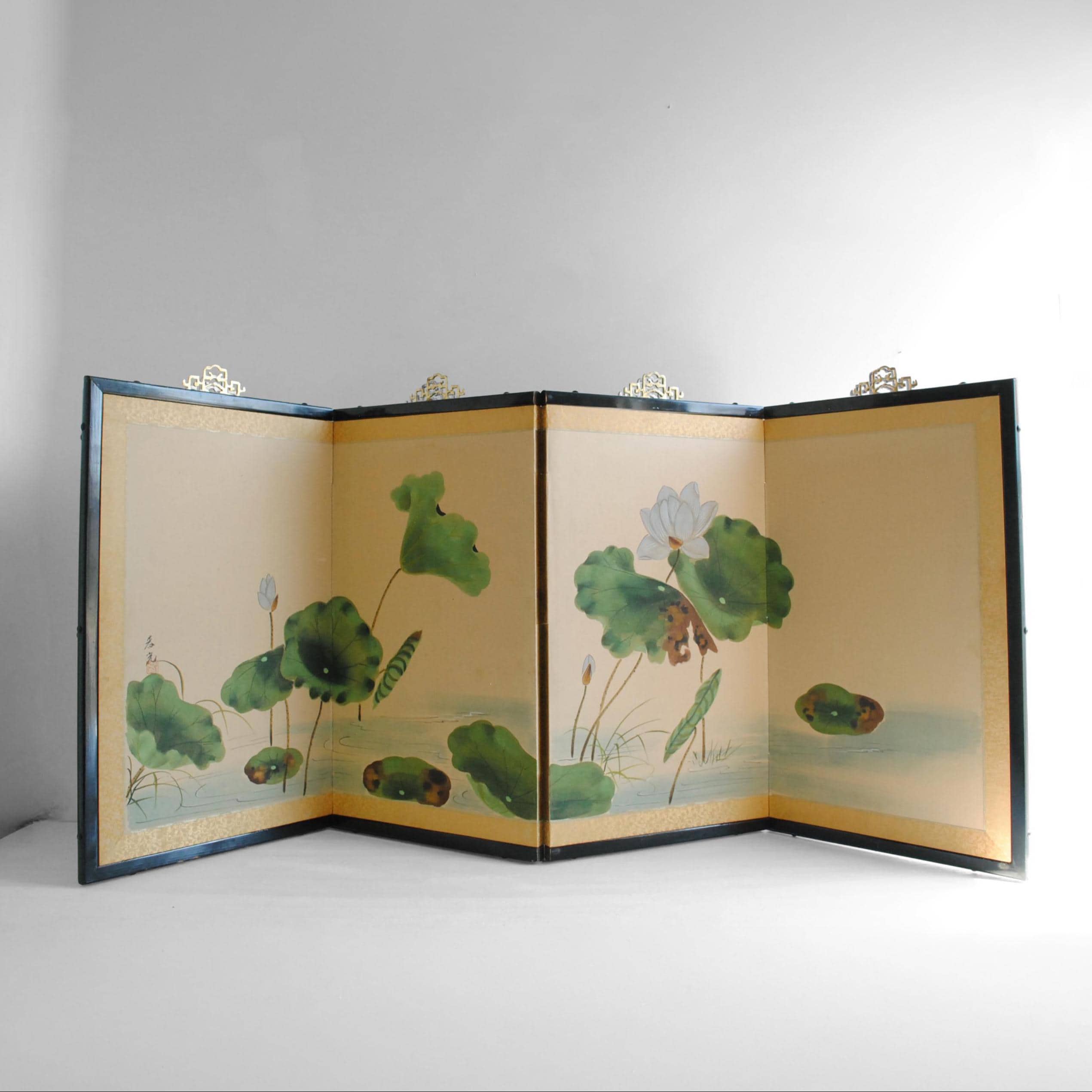 Japanese Four Panel Screen - Etsy