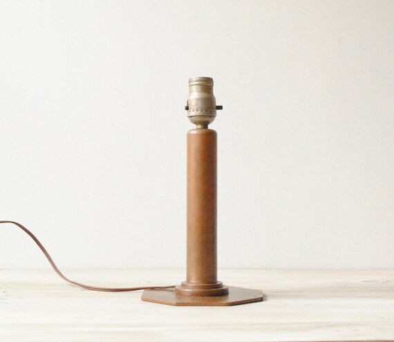 copper side lamp