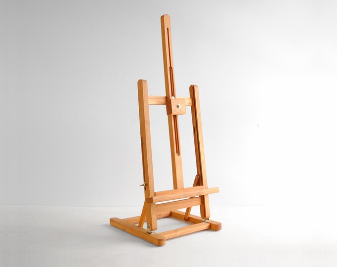 Vintage Portable Tabletop Easel Folding Wood Easel Etsy