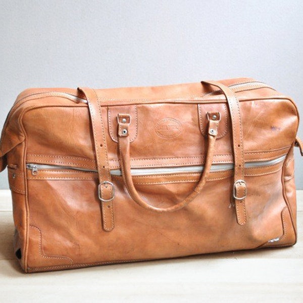 Oversized Leather Duffle Bag