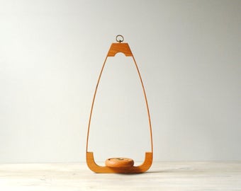 Mid Century Bentwood Hanging Candle Holder
