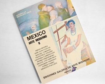Mexican Modern Art Book, Copyright 1977, Full Color Art Book in Spanish