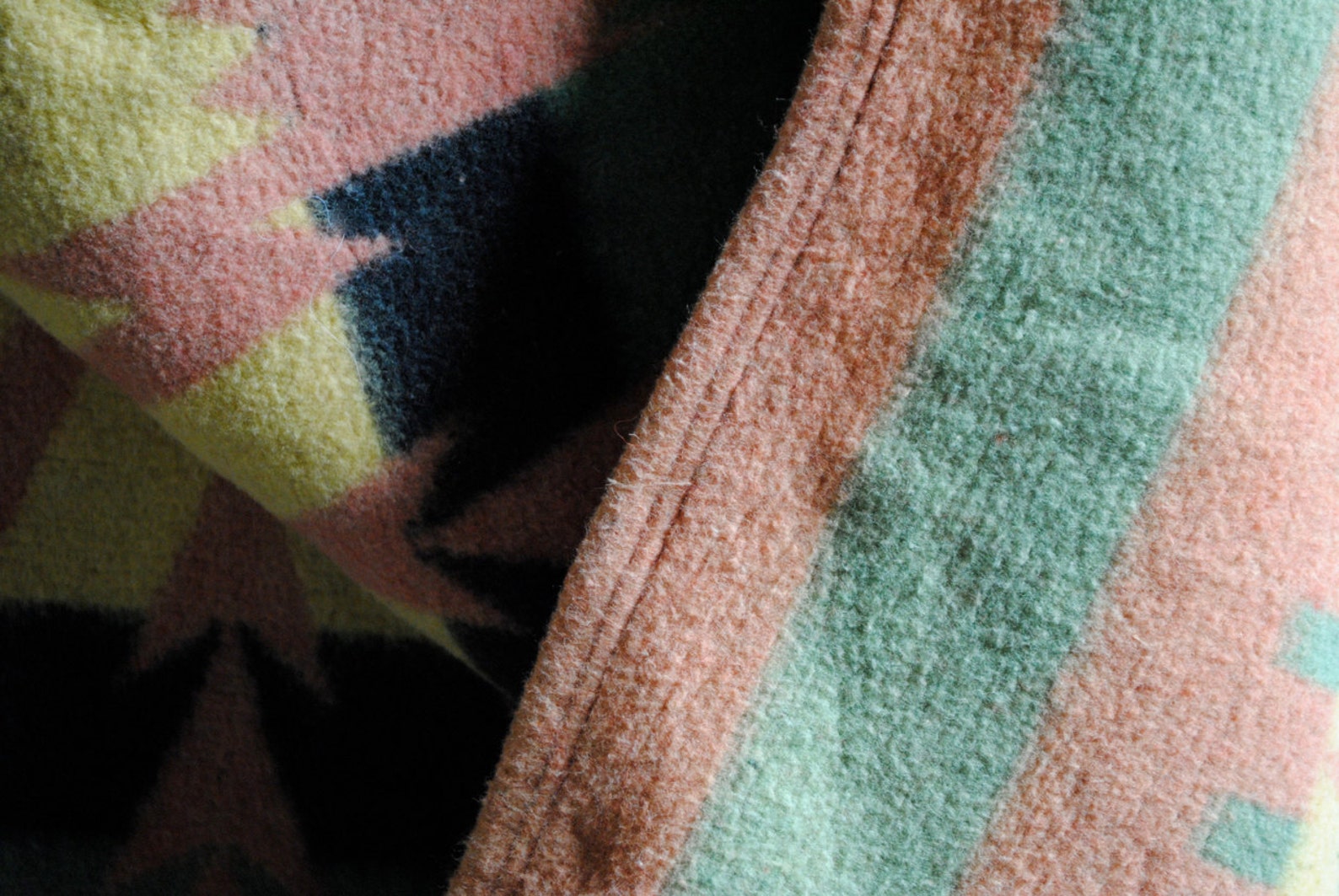 Vintage Indian Camp Beacon Blanket Etsy