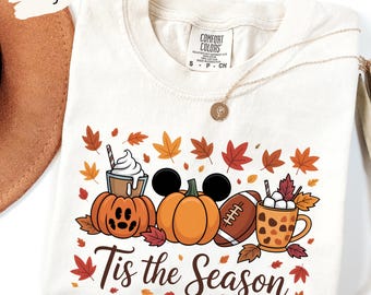 Shirt Tis The Season Comfort Colors, Pumpkin Spice Latte, Thanksgiving