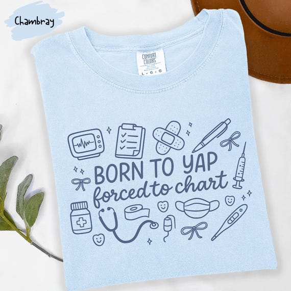 Funny Nurse Tee: Coquette Registered Nurse Gift - Comfort Colors Shirt
