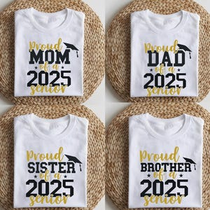 Class of 2025 Family Graduation Shirts,Matching Family Senior Shirts,Proud Class Of 2025 Graduate Shirt,2025 Senior Shirt,Graduation Gifts