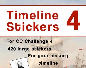 Large Timeline Stickers for CC Challenge 4