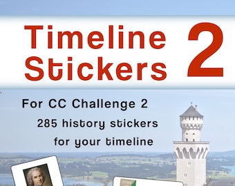 Small Timeline Stickers for Challenge 2