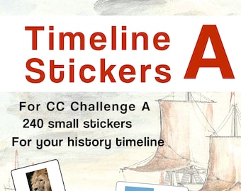 Small Timeline Stickers for CC Challenge A