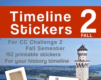 Timeline Stickers to Print for CC Challenge 2 Fall Semester