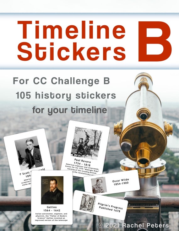 Small Timeline Stickers for CC Challenge B - Etsy