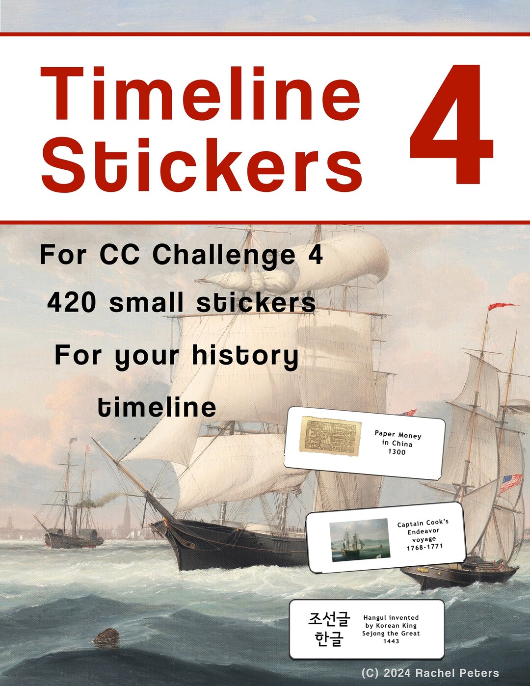 Small Timeline Stickers for CC Challenge 4 - Etsy