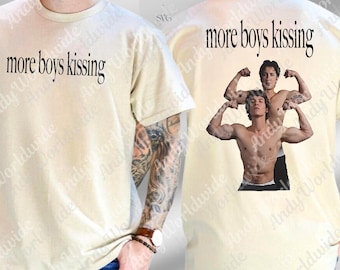 Plus de garçons s'embrassant PNG, Queer Pride Sublimation (téléchargement numérique