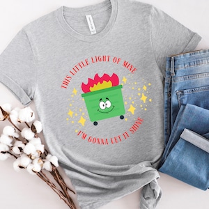 Emotional Dumpster Fire T-Shirt: Mental Health Gift Tee