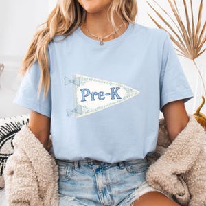 Pre K Grade Teacher Shirt,Teacher Shirt, Kindergarten Teacher Shirt,Pre K Teacher Tee,Back to School Shirt, Aesthetic Teaching Shirts