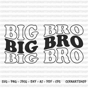 Big Bro Svg, Big Bro Png, Baby Boy Svg, Toddler Svg, Kid Shirt Design , Baby Announcement Svg, Big Brother Svg, Digital Download, Cricut