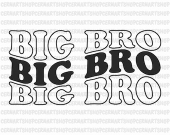 Big Bro Svg Png, Brother Shirt Design, Sibling Announcement (Digital Download)