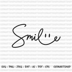 Smile Svg, Smile Png, Happy Face Svg, Smiley Face Svg, Smile Sign Svg, Emoji Svg, Cut File, Trendy Svg, Happy Face Eyes, Digital Download