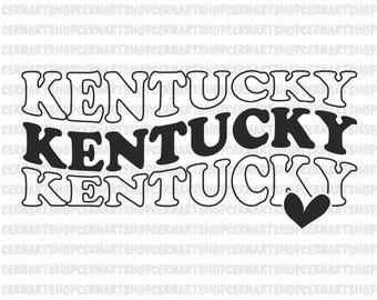 Kentucky State Outline SVG, PNG, Cut File