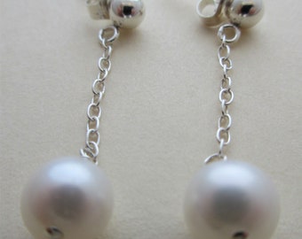 gemstone earrings gemstone dangle earrings white gemstone earrings white pearl silver earrings white pearl silver chain earrings handmade