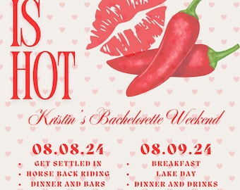Itinerario de despedida de soltera de Love is Hot
