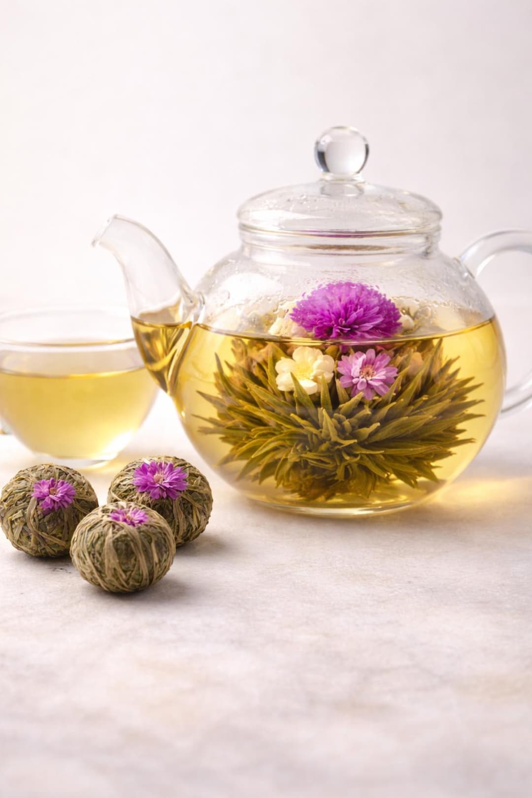 Jasmine Blooming Flower Tea Balls - Etsy